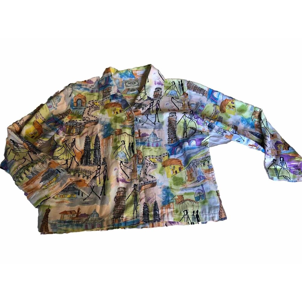 Tantrums Jacket Top  100 Percent Cotton Paris M